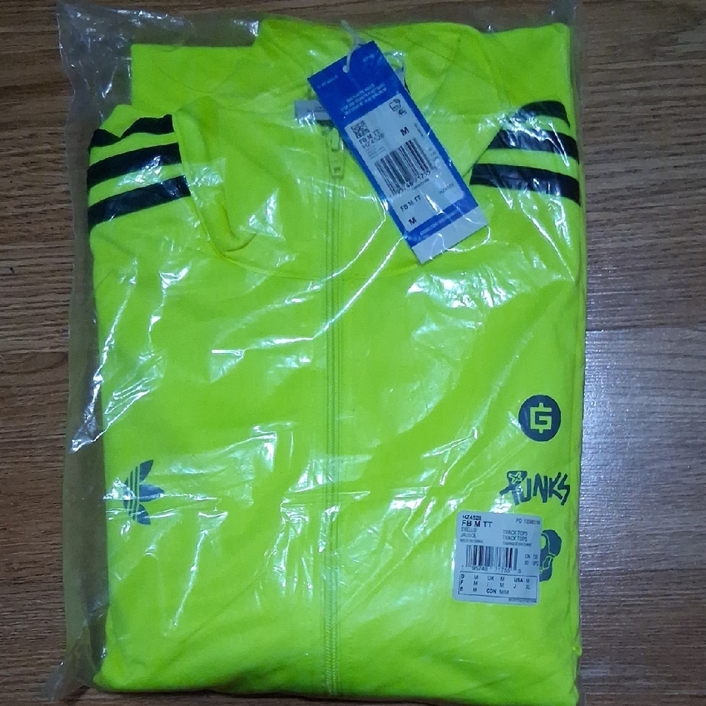 Adidas Bored Ape Yacht Club Solar Yellow Jacket Limited Edition - Picture 2 of 5